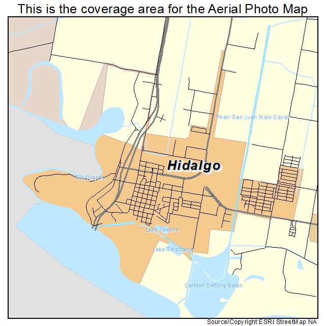 Hidalgo, TX location map 