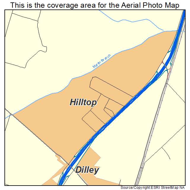 Hilltop, TX location map 