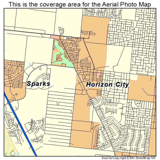 Horizon City, TX location map 