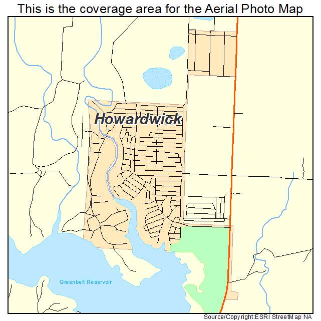 Howardwick, TX location map 