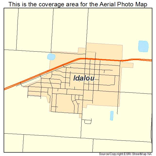 Idalou, TX location map 