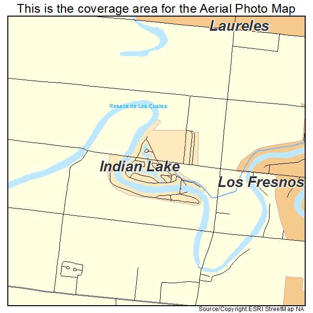 Indian Lake, TX location map 