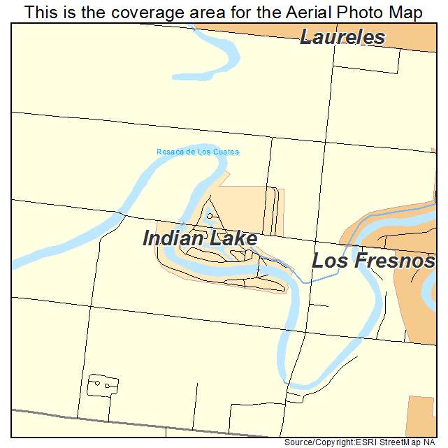Indian Lake, TX location map 