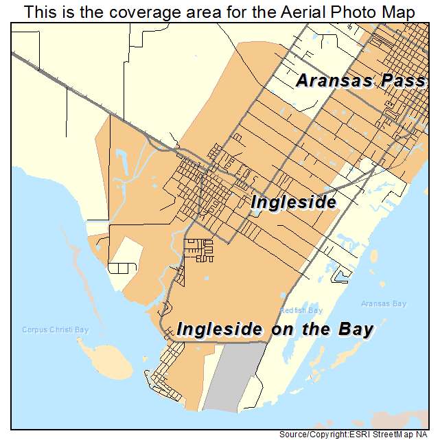 Ingleside, TX location map 