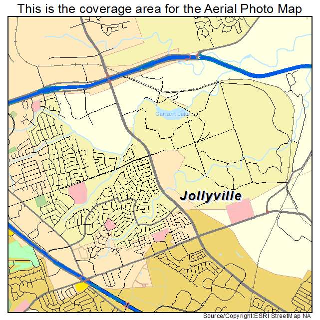 Jollyville, TX location map 