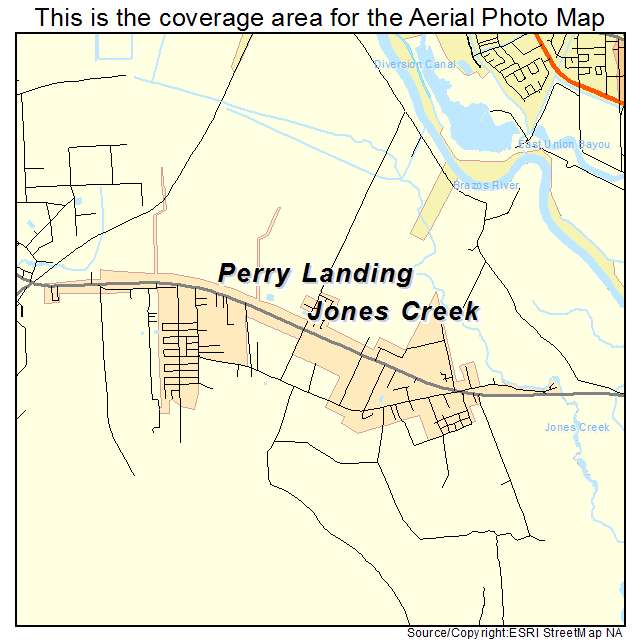 Jones Creek, TX location map 