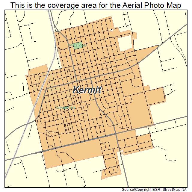 Kermit, TX location map 