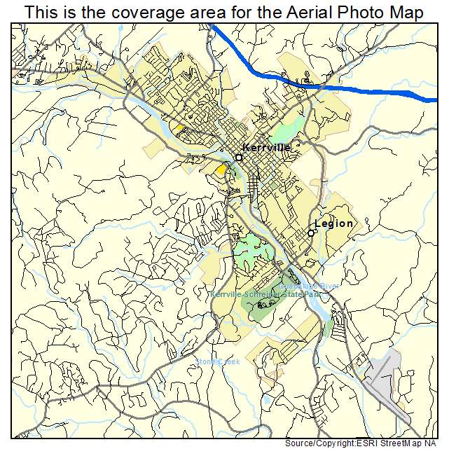 Kerrville, TX location map 