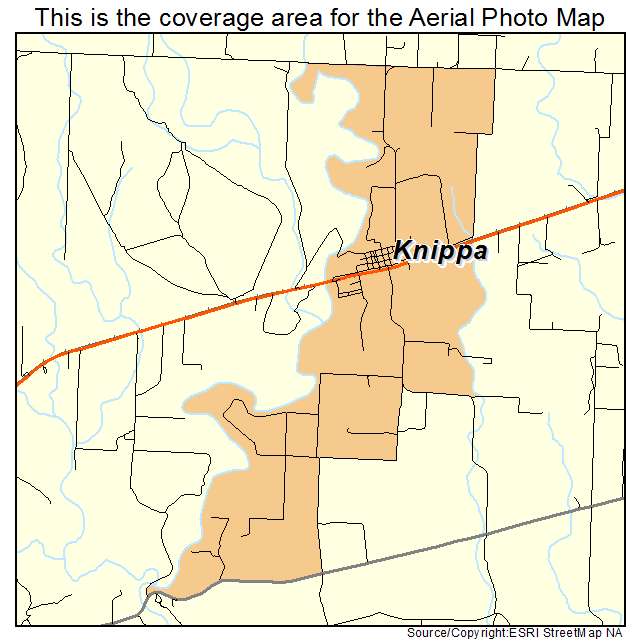 Knippa, TX location map 