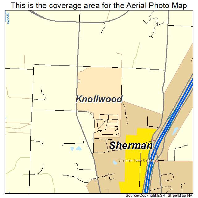 Knollwood, TX location map 