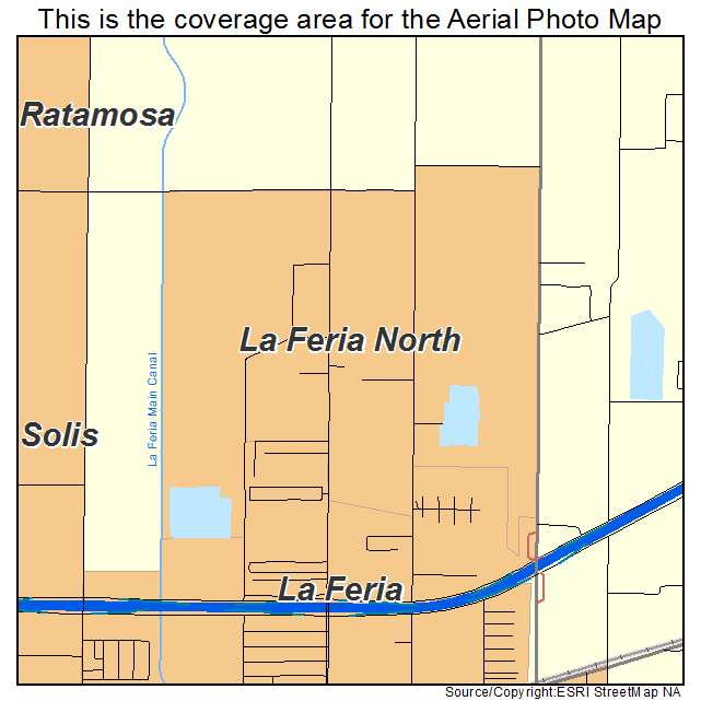 La Feria North, TX location map 