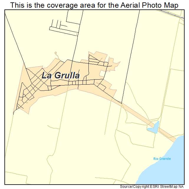 La Grulla, TX location map 