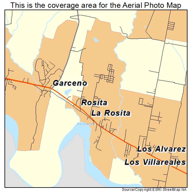 La Rosita, TX location map 