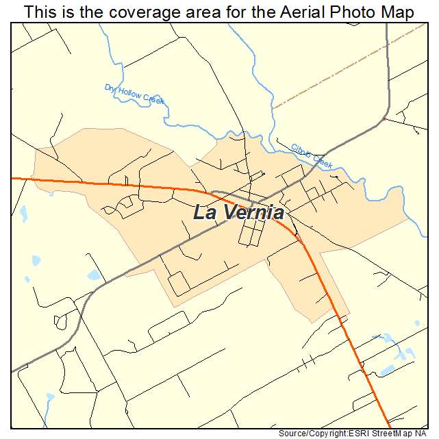 La Vernia, TX location map 