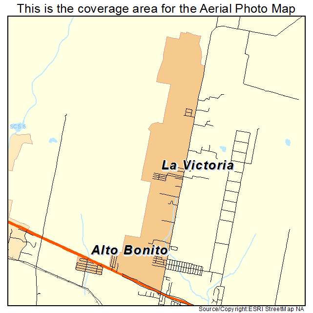 La Victoria, TX location map 