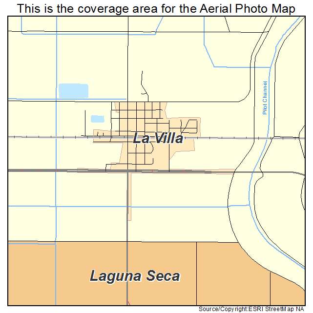 La Villa, TX location map 