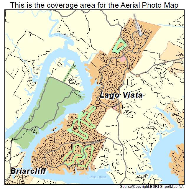 Lago Vista, TX location map 