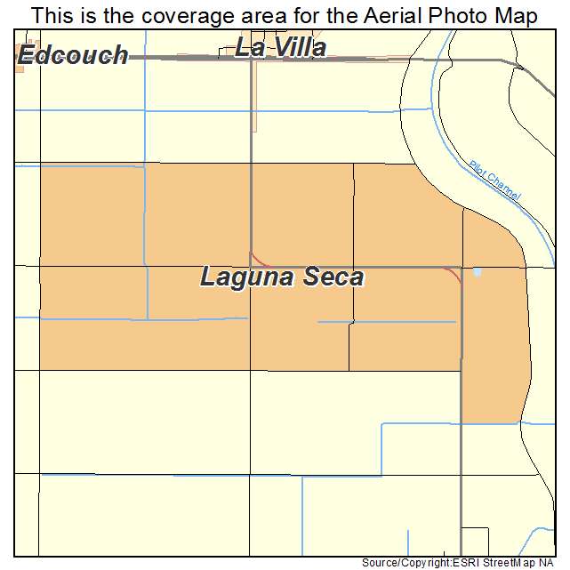 Laguna Seca, TX location map 