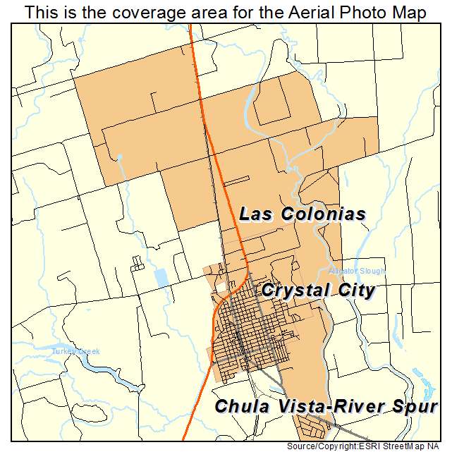 Las Colonias, TX location map 