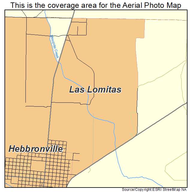 Las Lomitas, TX location map 