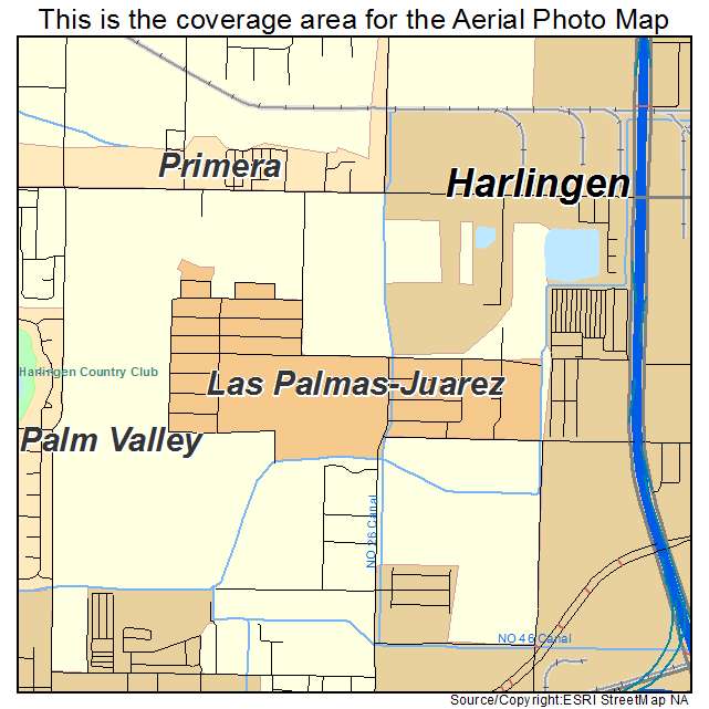 Las Palmas Juarez, TX location map 