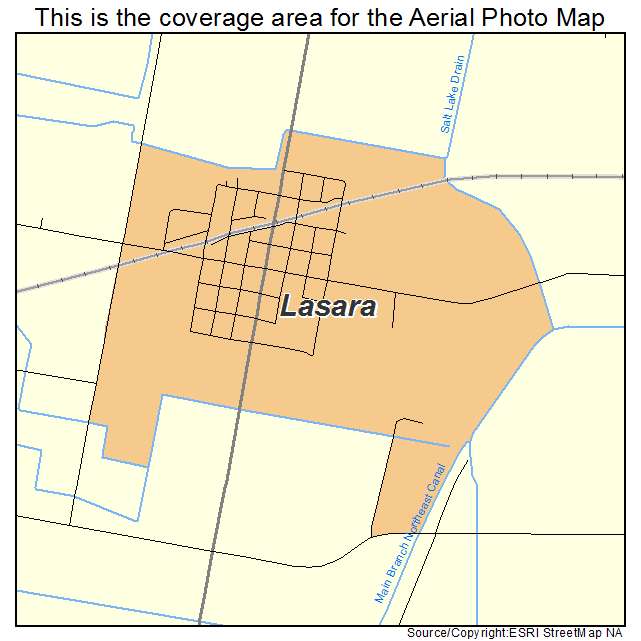 Lasara, TX location map 