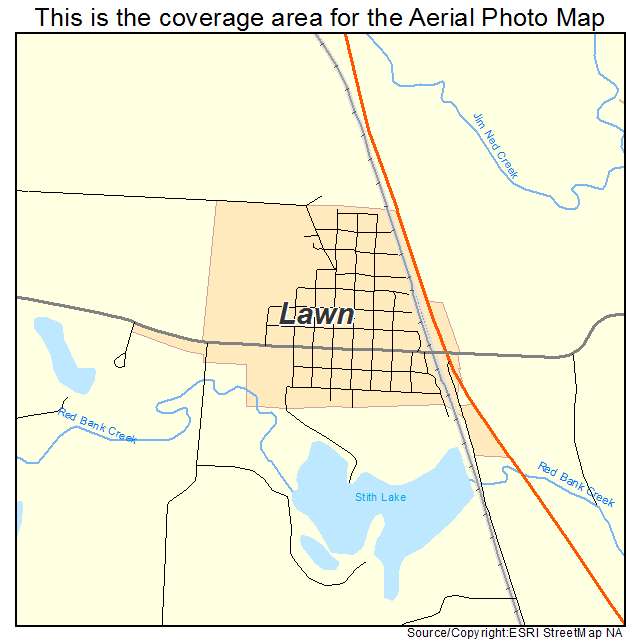 Lawn, TX location map 