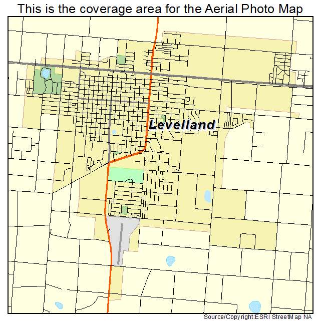 Levelland, TX location map 