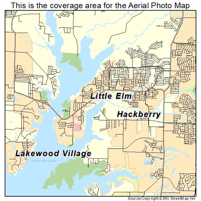 Little Elm, TX location map 