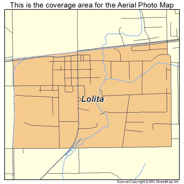 Lolita, TX location map 