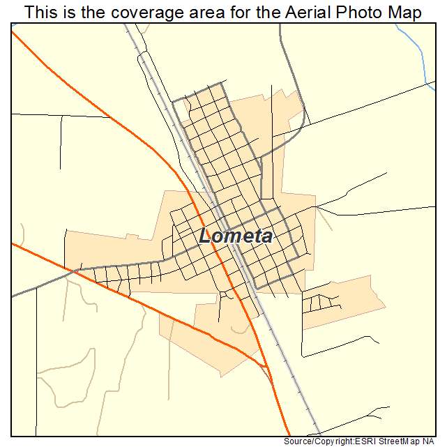 Lometa, TX location map 