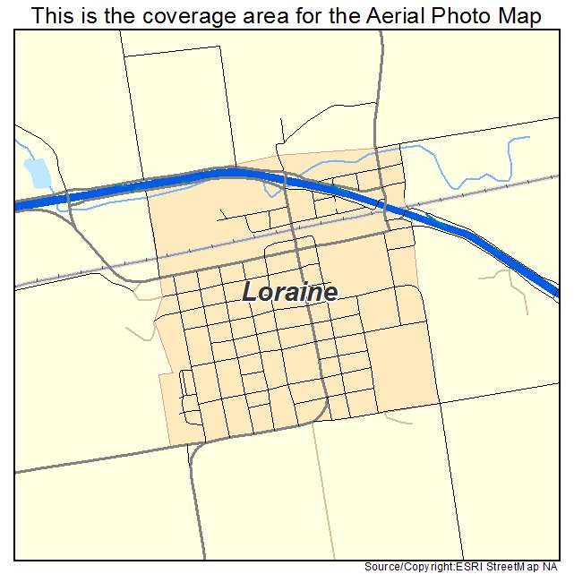 Loraine, TX location map 