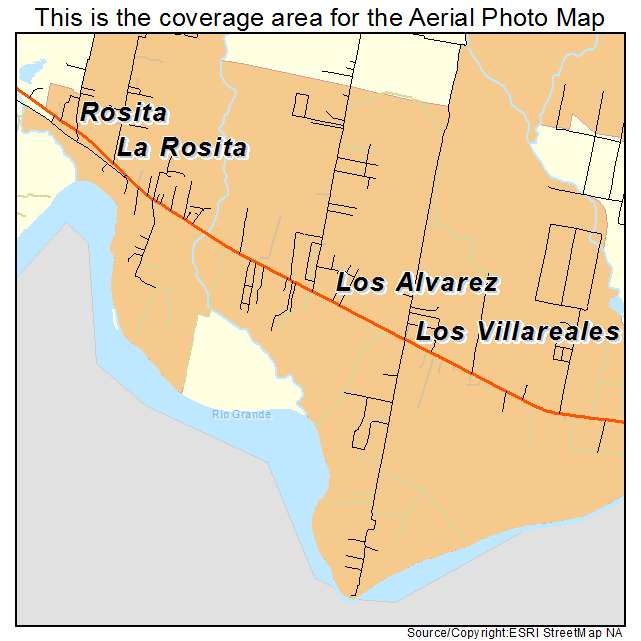Los Alvarez, TX location map 