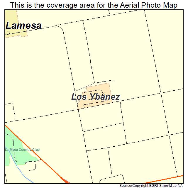 Los Ybanez, TX location map 