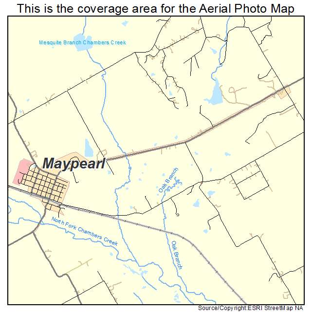 Maypearl, TX location map 