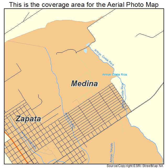 Medina, TX location map 