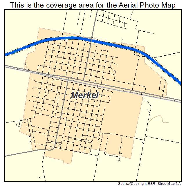 Merkel, TX location map 