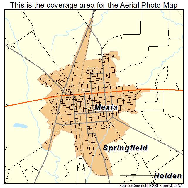 Mexia, TX location map 