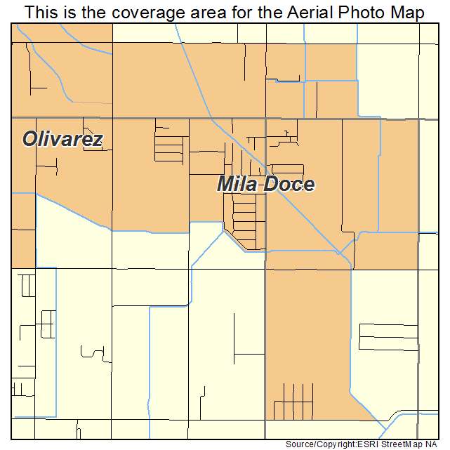 Mila Doce, TX location map 