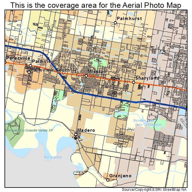 Mission, TX location map 