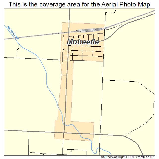 Mobeetie, TX location map 