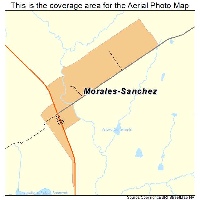 Morales Sanchez, TX location map 