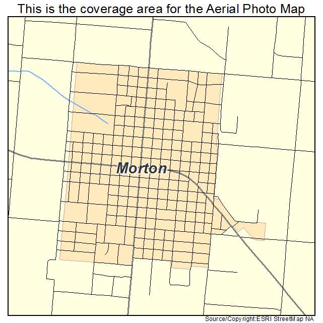 Morton, TX location map 