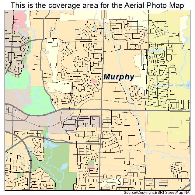 Murphy, TX location map 