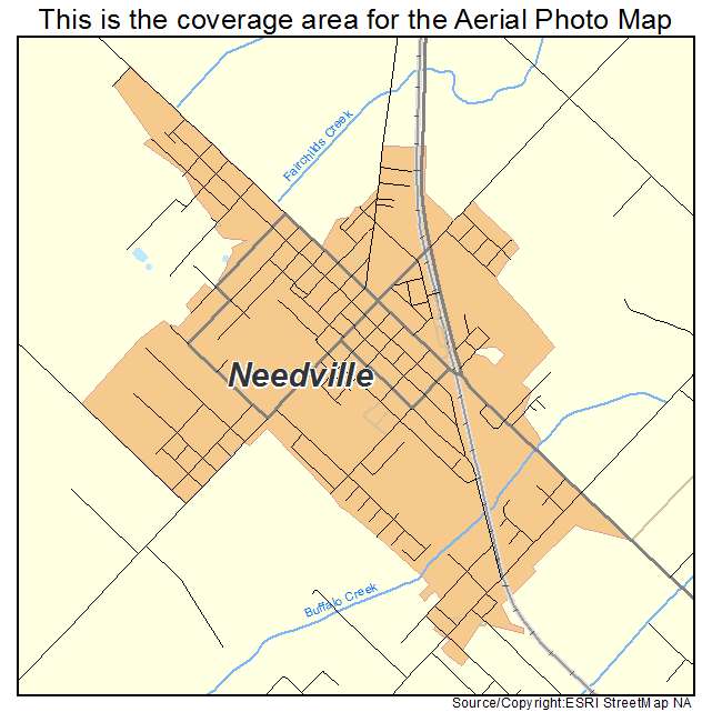 Needville, TX location map 
