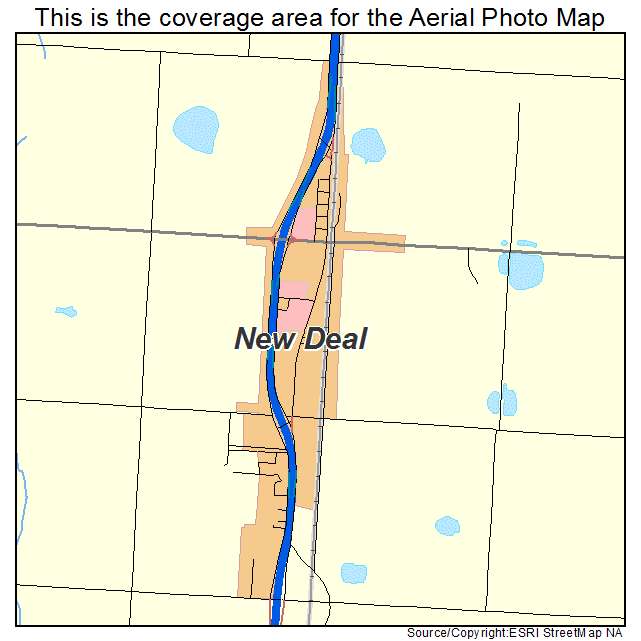 New Deal, TX location map 