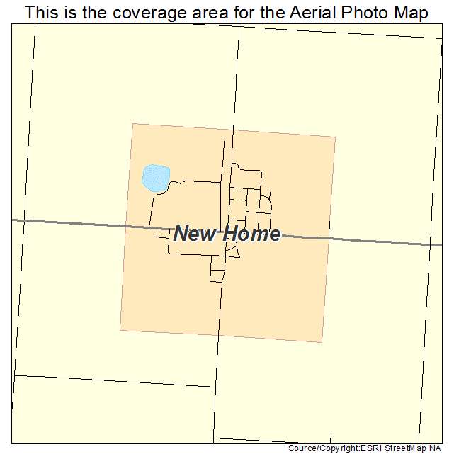 New Home, TX location map 