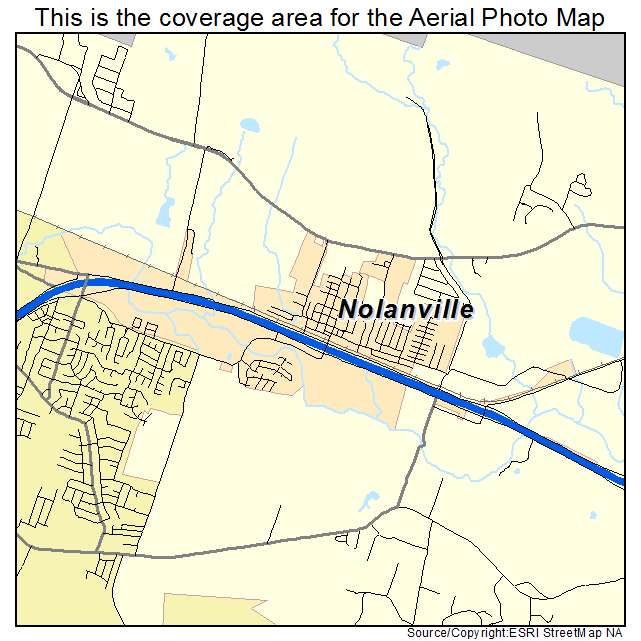 Nolanville, TX location map 