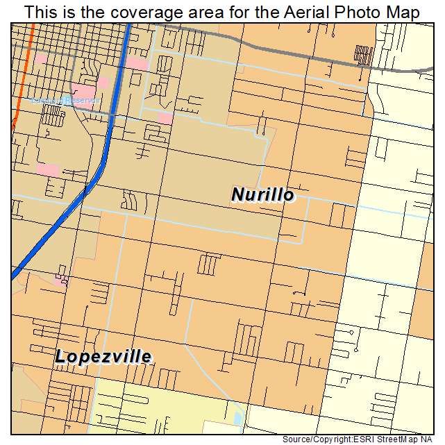 Nurillo, TX location map 