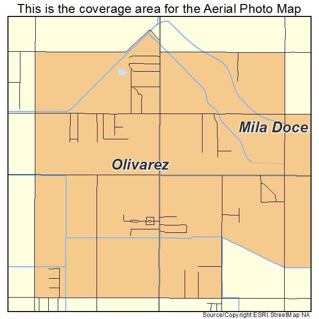 Olivarez, TX location map 